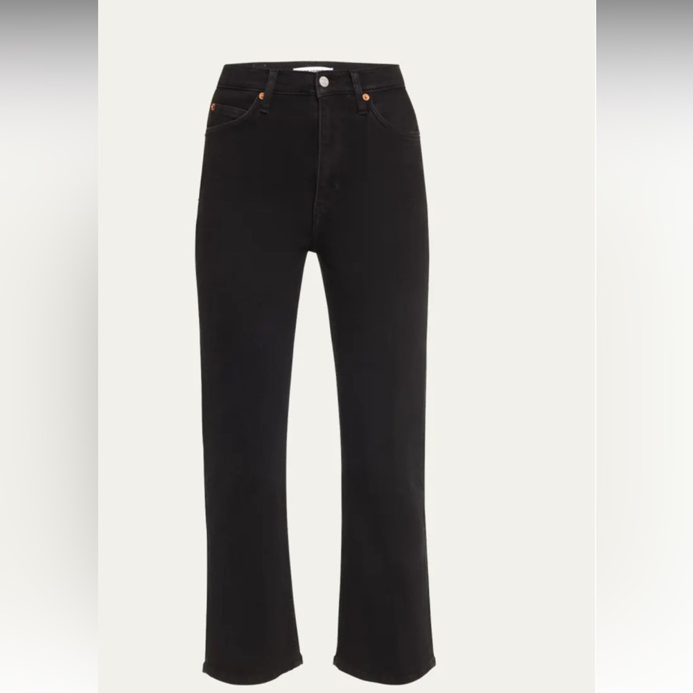 RE/DONE 70s Crop boot cut black Jeans